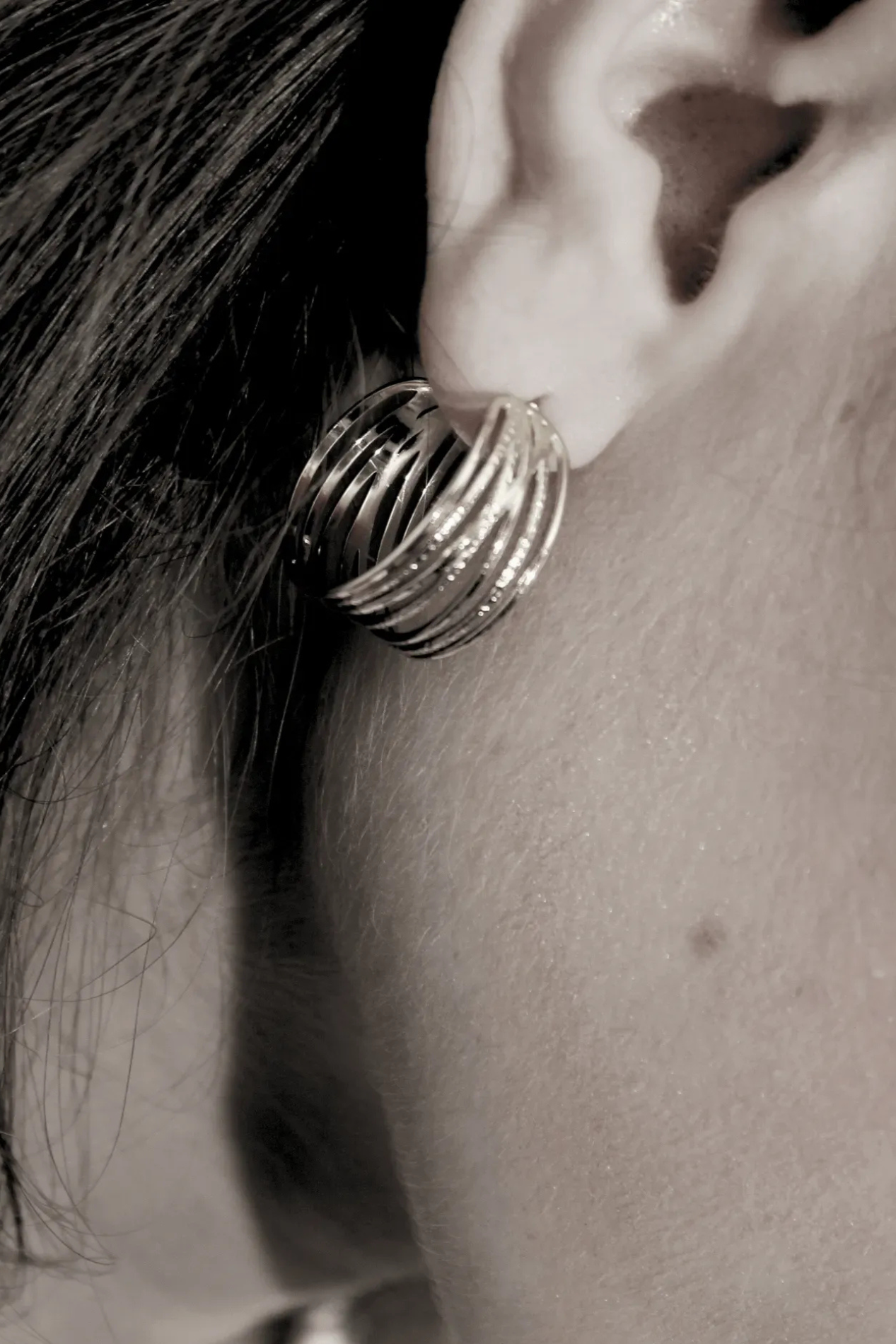 String Statement hoops - forgyldt